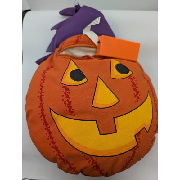 Vtg1991 Avon Light Up Jack O Lantern Pumpkin Plush 12” Halloween Decor READ - Picture 11 of 14
